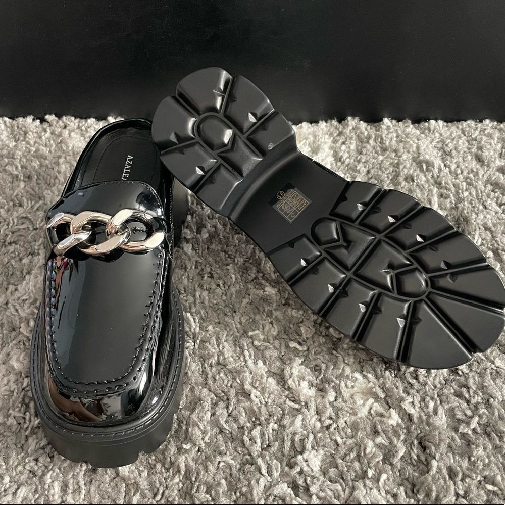 NIB Azalea Wang Platform Oxford Mules NWT - image 11